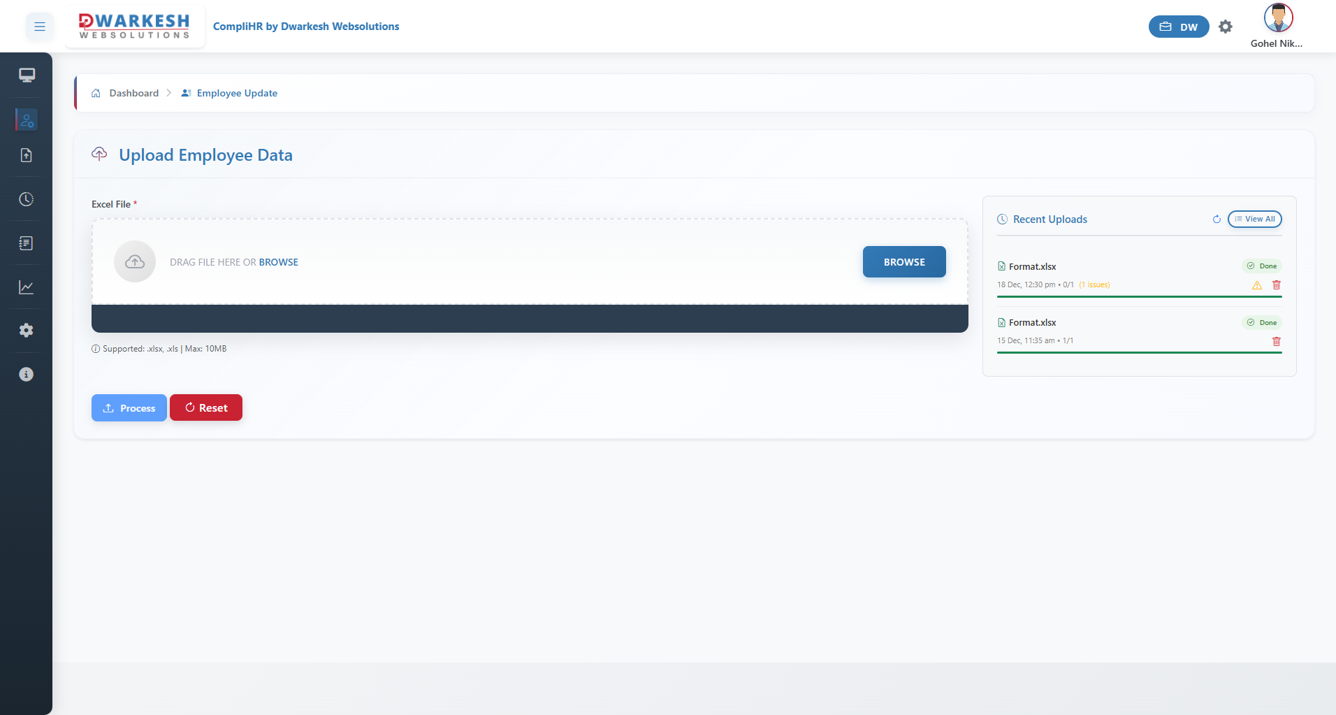 Employee Upload [Bulk]